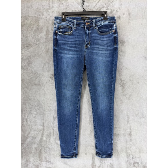 Judy Blue Denim - Judy Blue Skinny Fit Jeans Medium Wash Mid Rise JB822252MD Womens Size 13/31